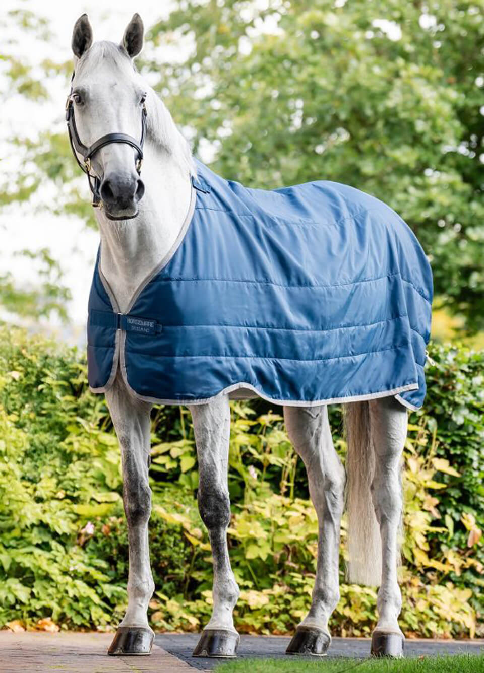 Horseware Ionic Therapy Liner 50g - Imperial Blue/Silver & Navy