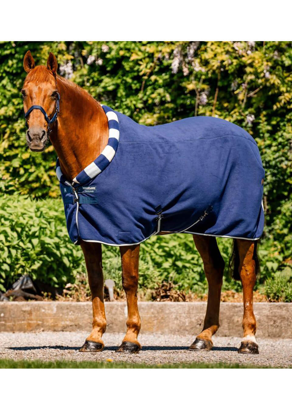 Horseware Newmarket Cosy Fleece Cooler - Witney Navy