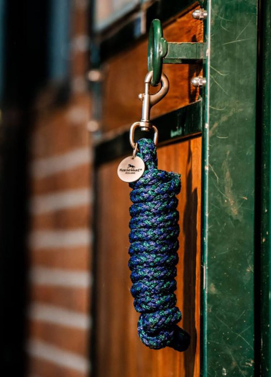 Horseware Signature Lead Rope - Navy/Hunter Green