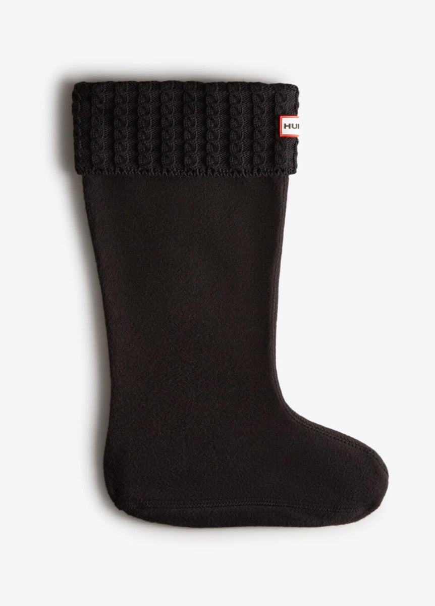 Hunter Recycled Tall Boot Sock - Black