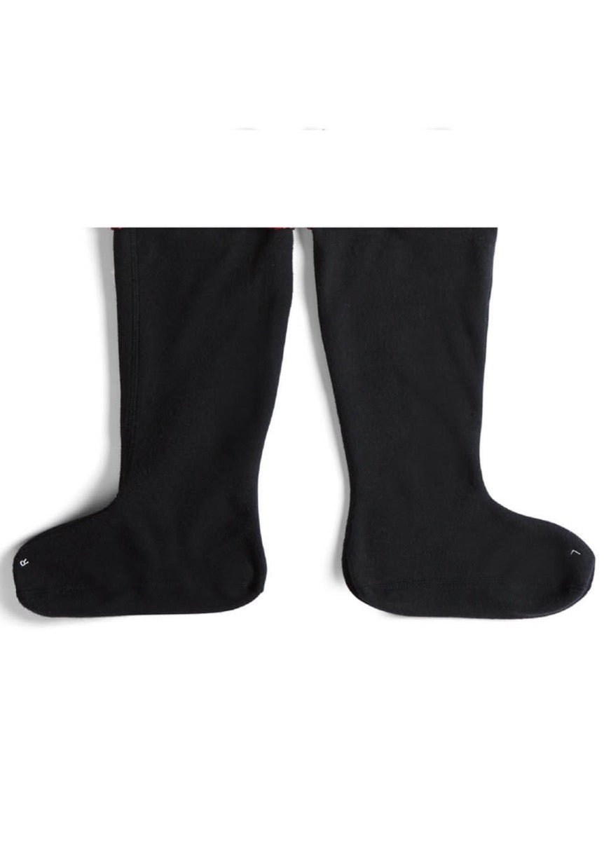 Hunter Recycled Fleece Fairisle Socks - Black Fairisle
