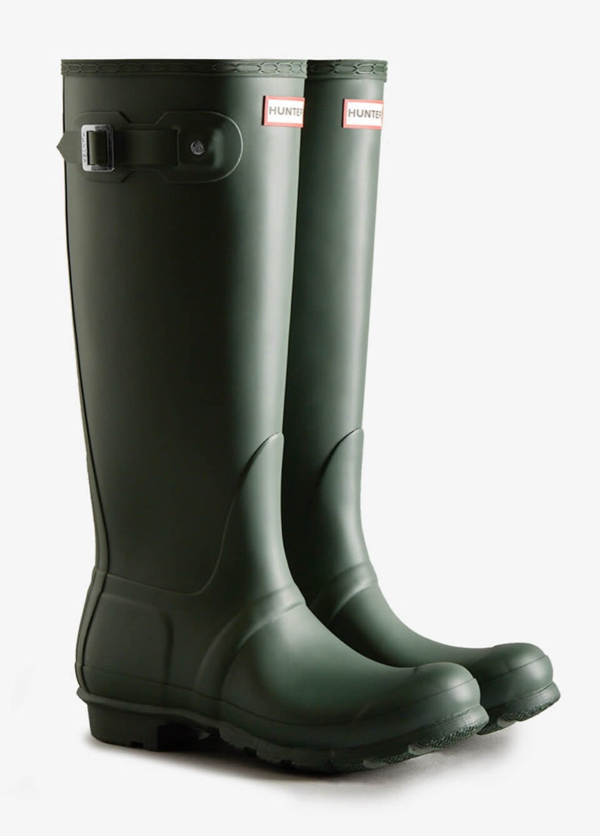 Hunter Womens Original Tall Wellingtons - Hunter Green