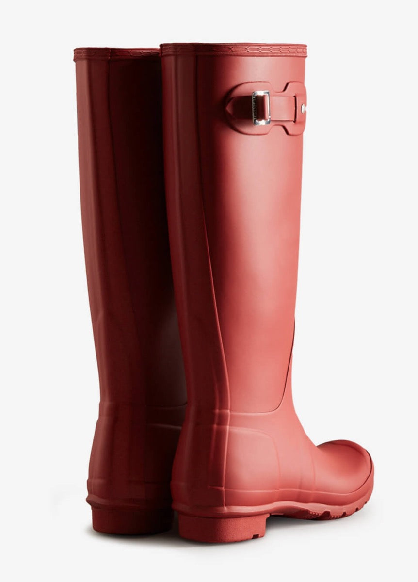 Hunter Womens Original Tall Wellingtons - Military Red