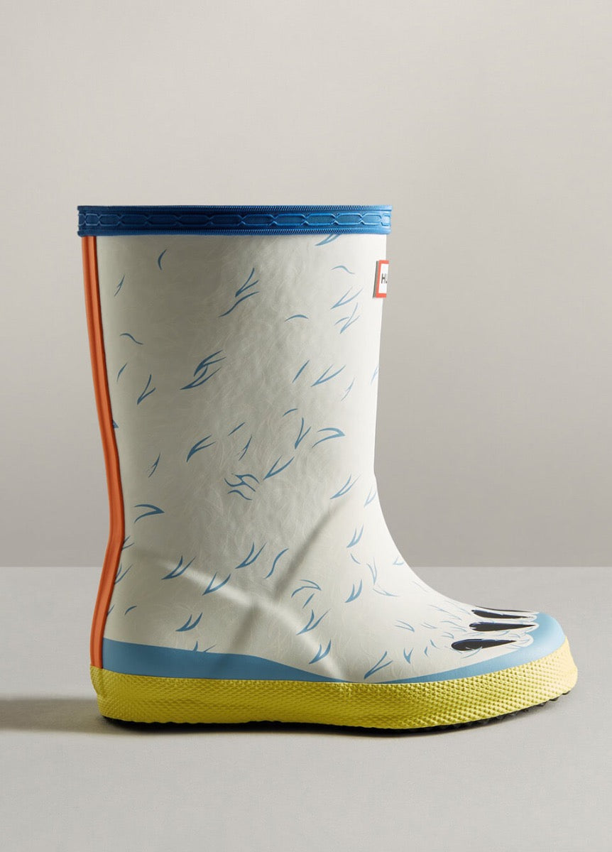 Hunter Kids First Classic Polar Bear Wellingtons - White