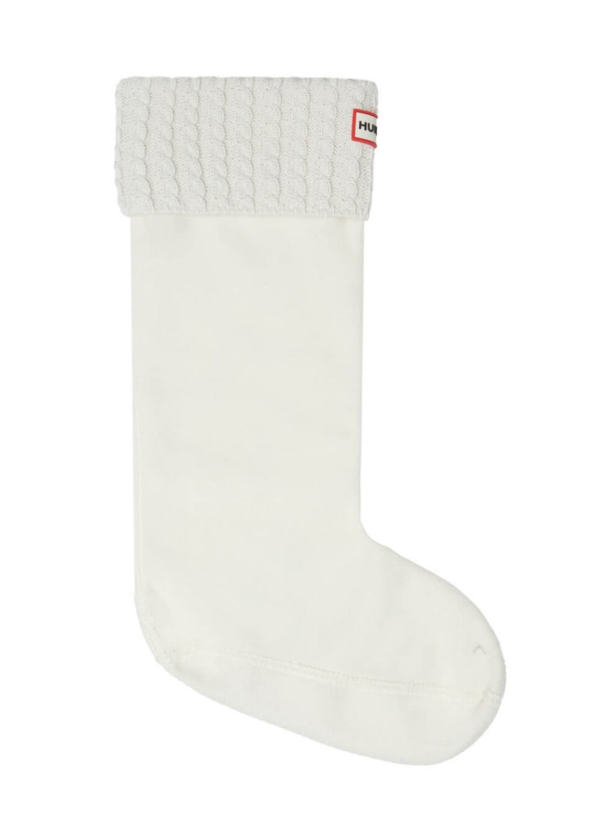 Hunter Recycled Tall Boot Sock - Hunter White
