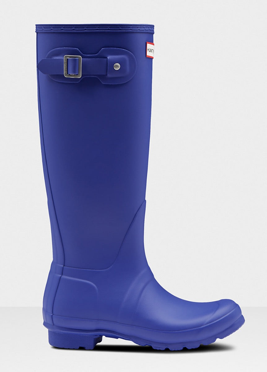 Hunter Womens Original Tall Wellington Boots - Bitter Indigo