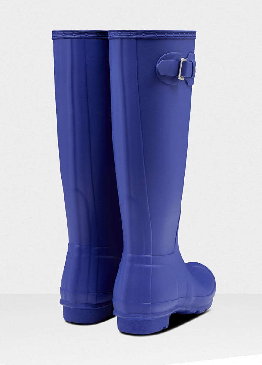 Hunter Womens Original Tall Wellington Boots - Bitter Indigo