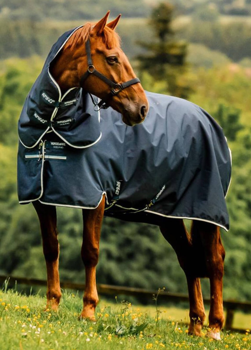 Amigo Ripstop 900D Plus Turnout Rug 200g - Witney Navy