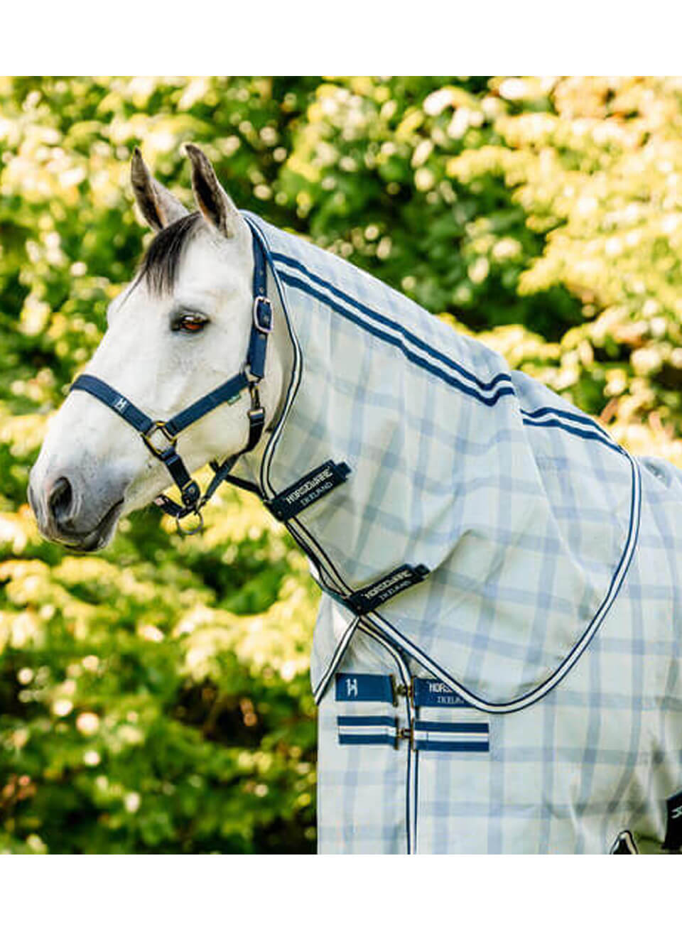 Horseware Newmarket Fly Sheet Hood - Witney Navy