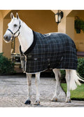 Rhino Medium Stable Rug 250g - Black/Grey/White Check