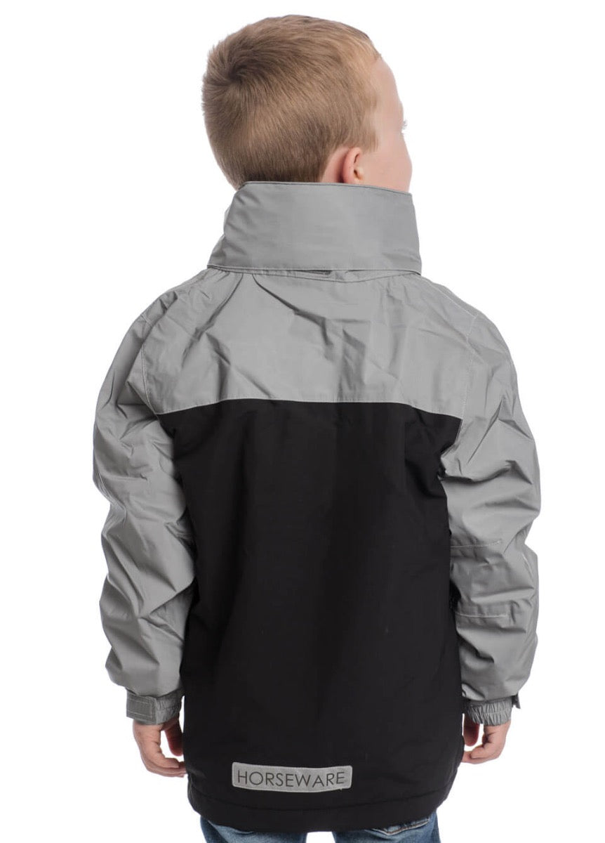 Horseware Kids Reflective Corrib Jacket - Reflective Grey