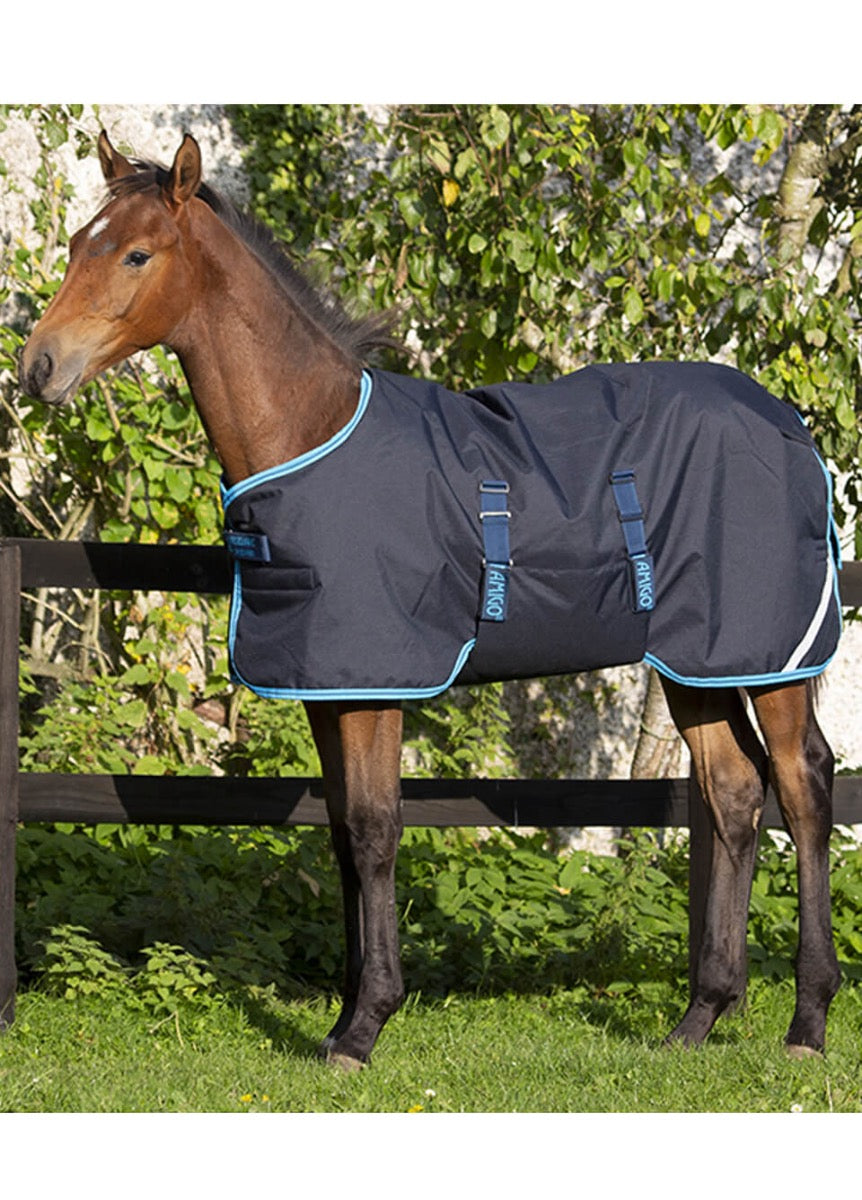 Horseware Ripstop Foal Rug 50g - Navy/Electric