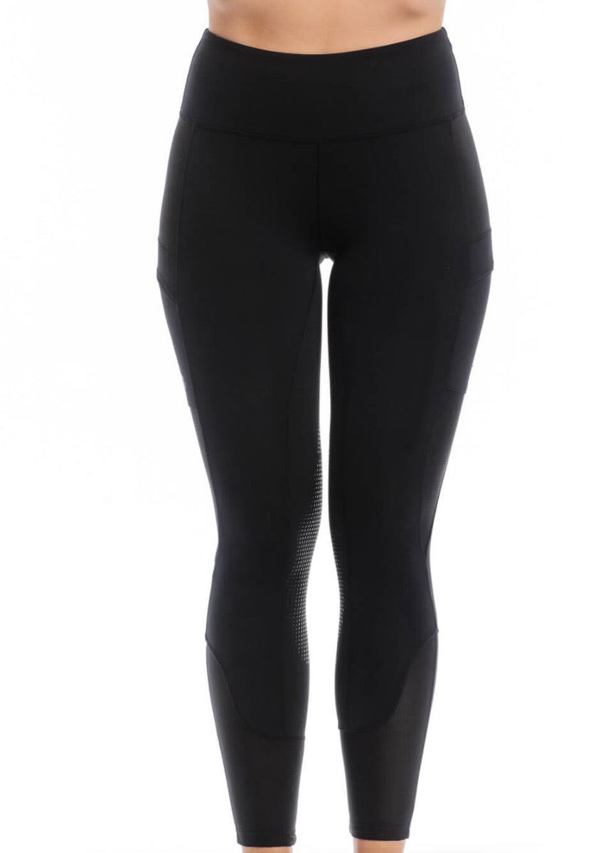 Horseware Silicon Riding Tights - Black