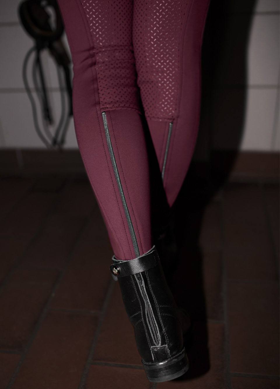 Pikeur Ladies Ine Grip Breeches - Bordeaux
