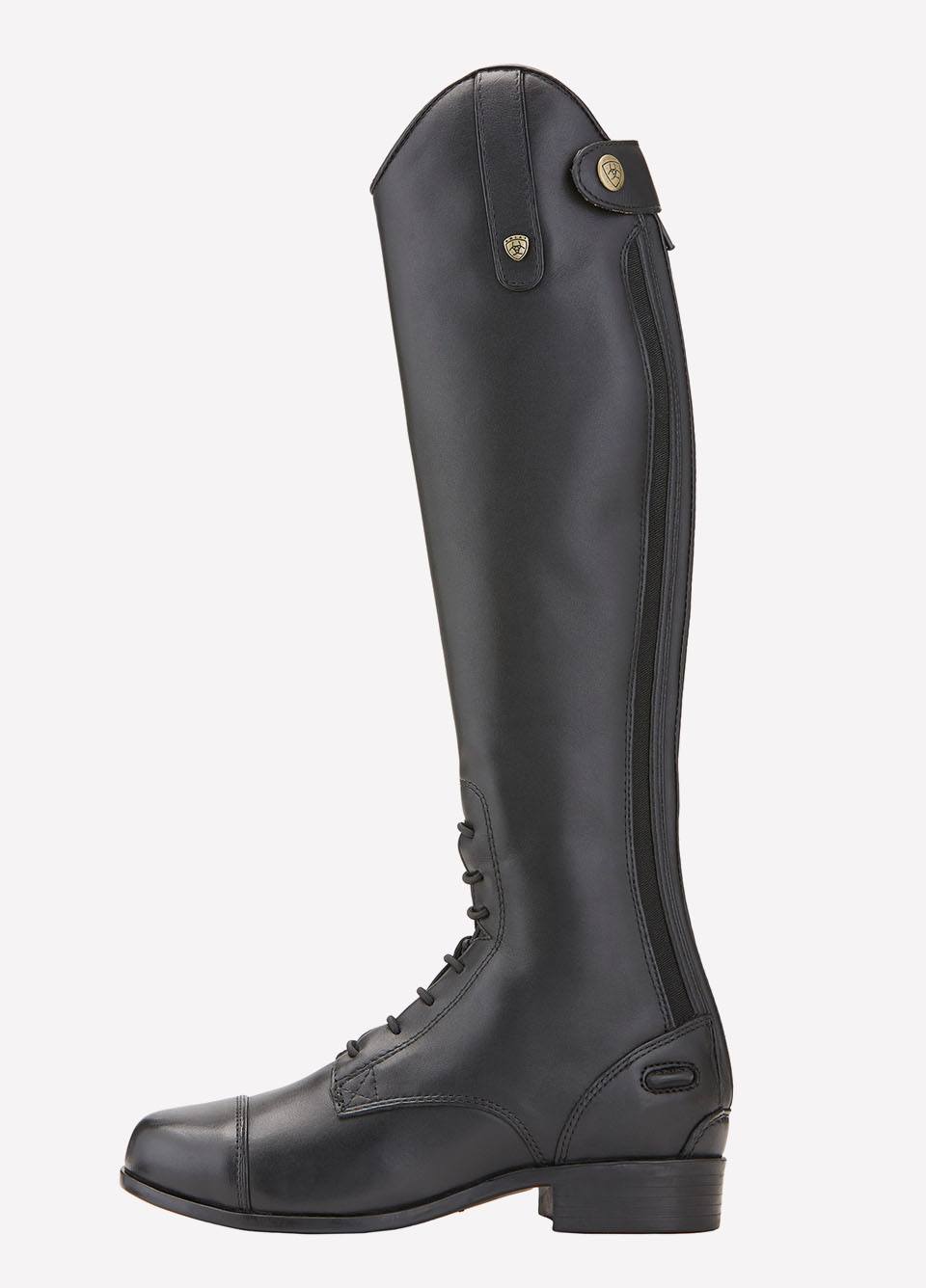 Ariat Junior Heritage Contour Field Zip Tall Riding Boots - Black