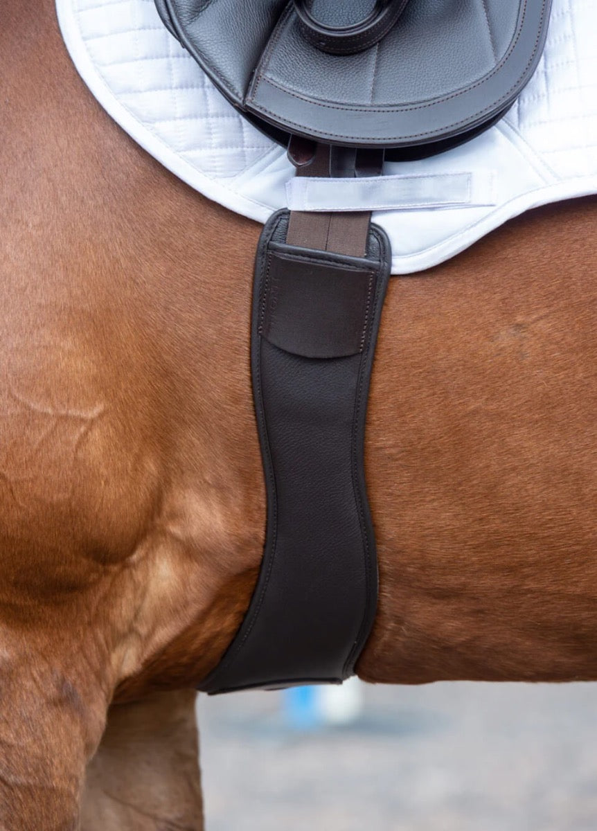 Kent & Masters Long Leather Girth - Brown