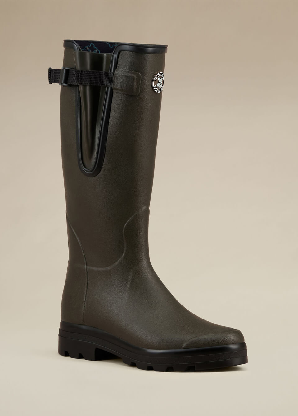 Le Chameau Men's National Trust Vierzon Wellington Boots - Vert Chene