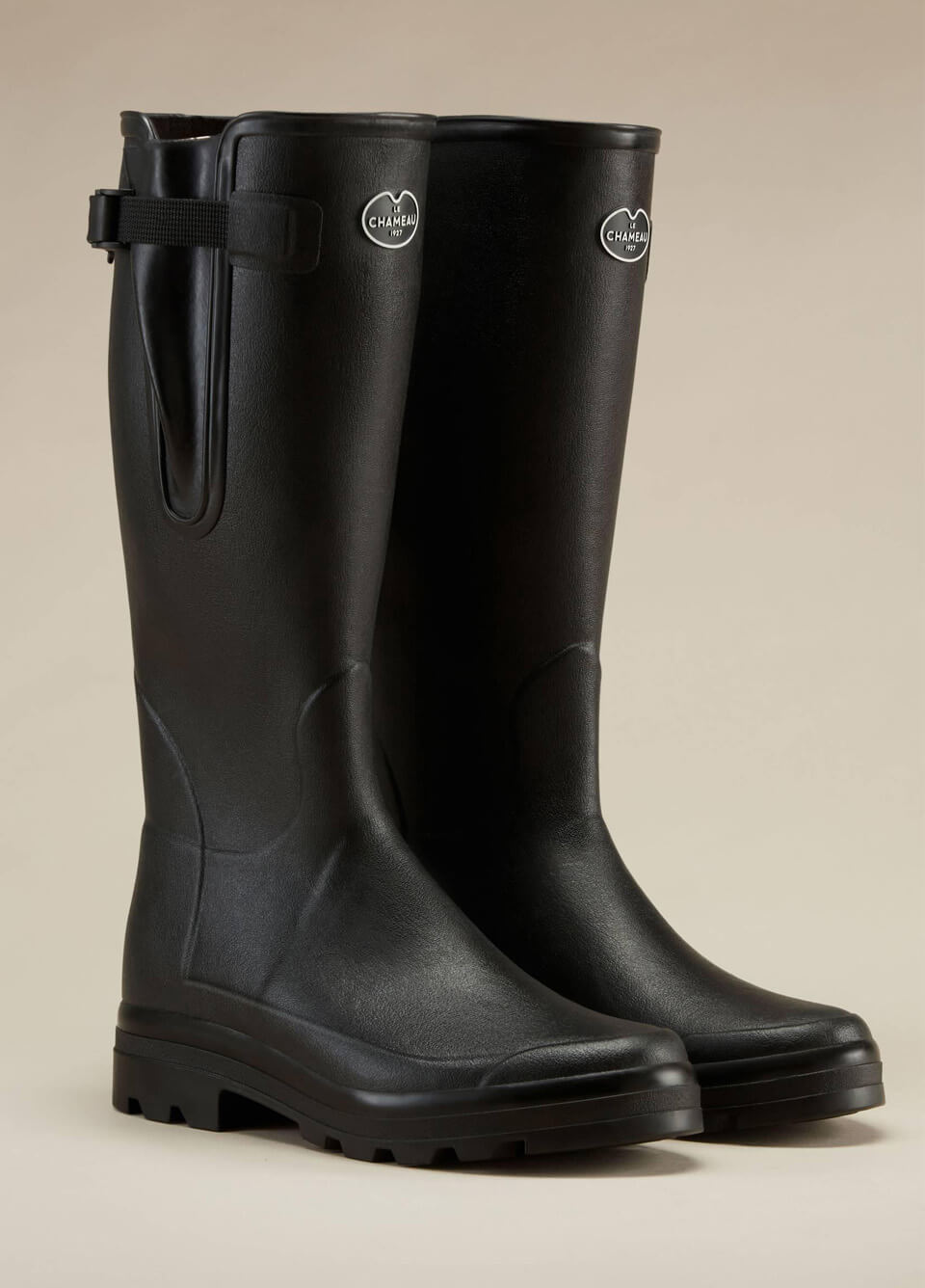 Le Chameau Mens Vierzonord Neoprene Lined Boot - Black