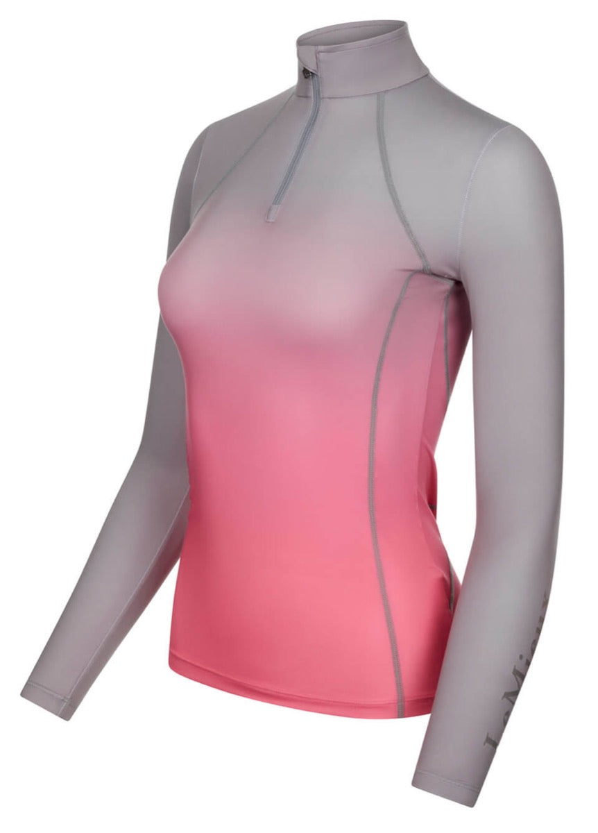 LeMieux Spectrum Base Layer - Grey/Watermelon
