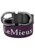 LeMieux Elasticated Belt - Aubergine