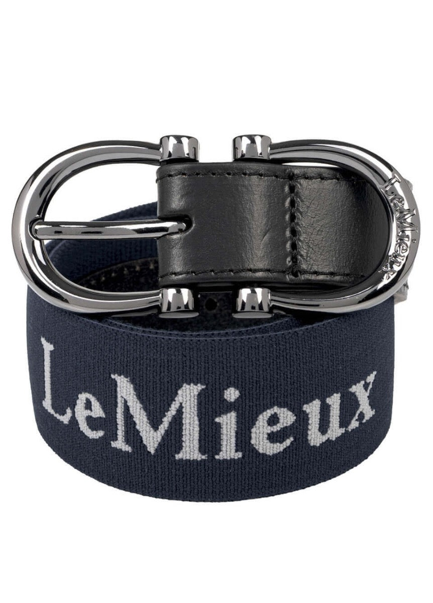 LeMieux Elasticated Belt - Navy