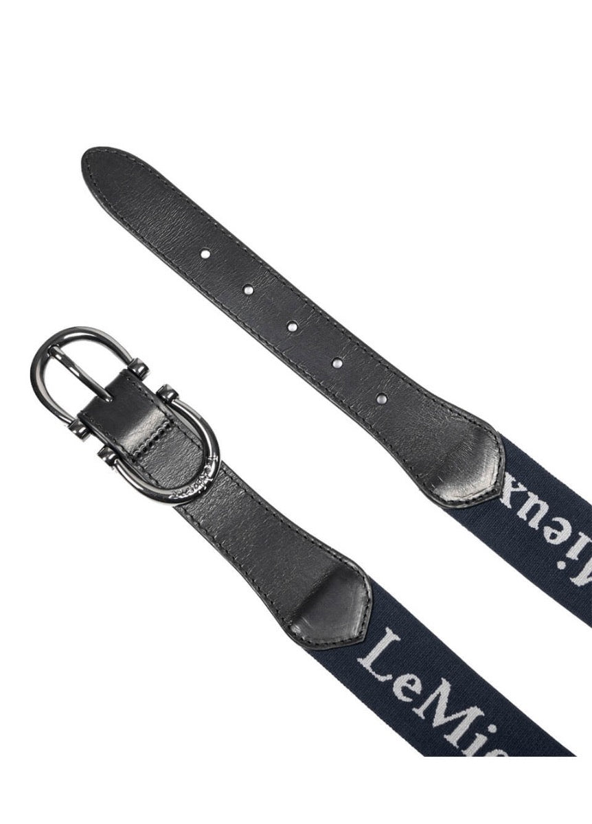 LeMieux Elasticated Belt - Navy