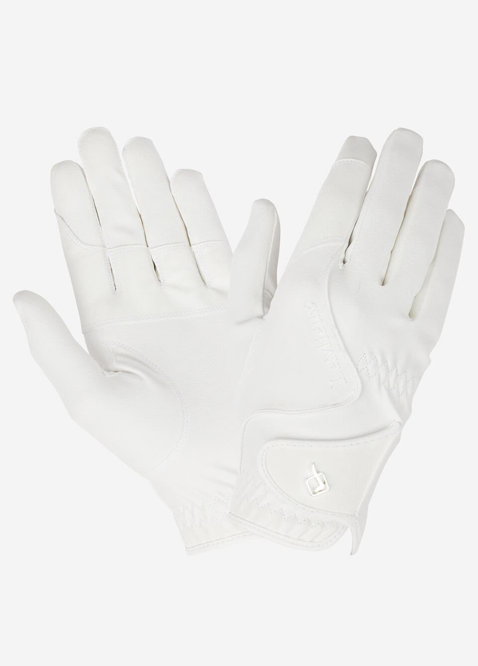 LeMieux Close Contact Gloves - White