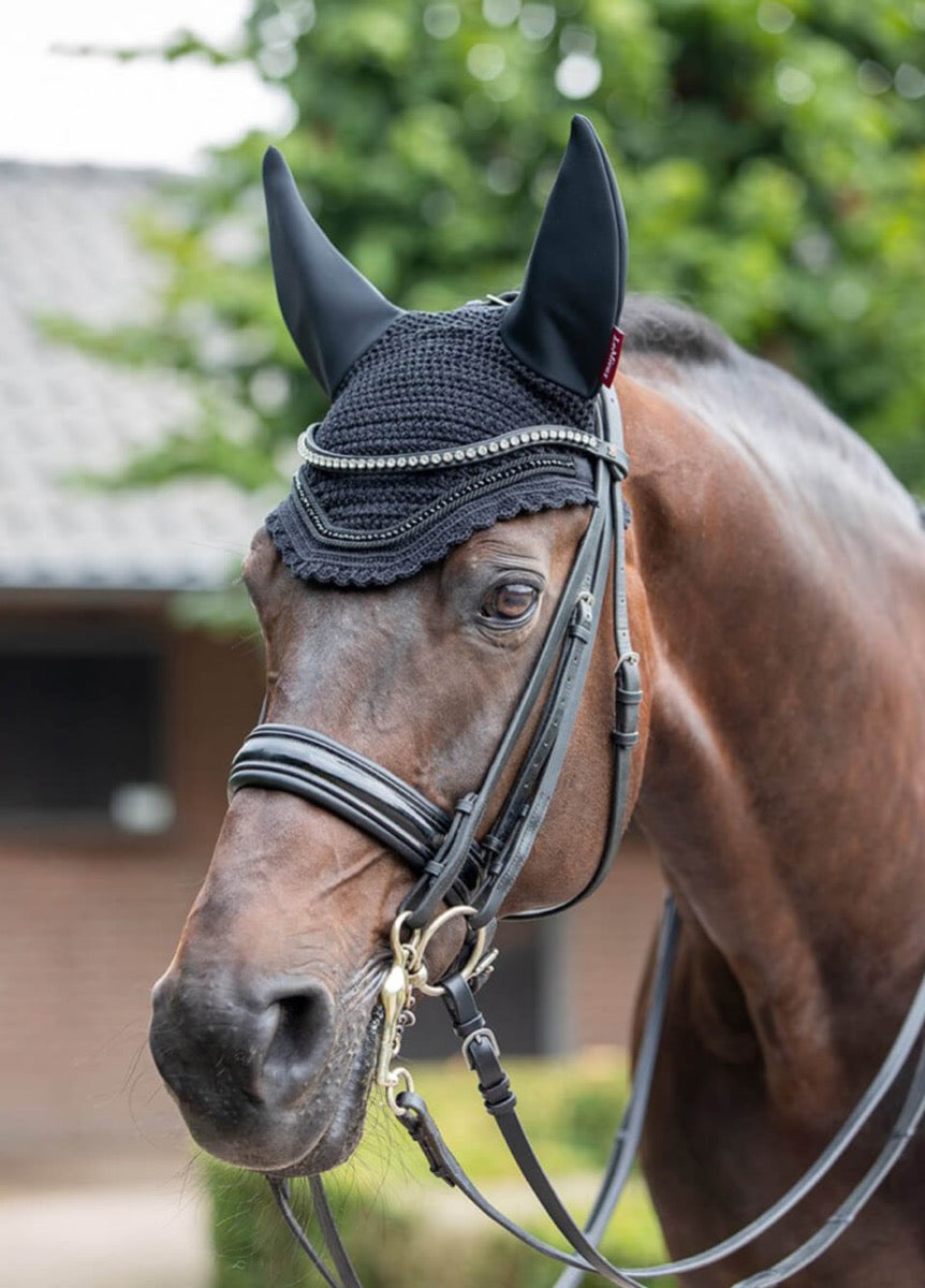 LeMieux Diamante Acoustic Fly Hood - Black