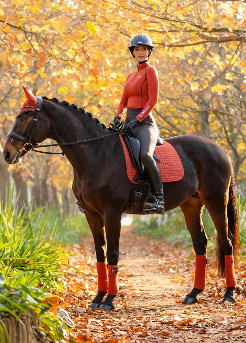 LeMieux Suede Dressage Square - Sienna