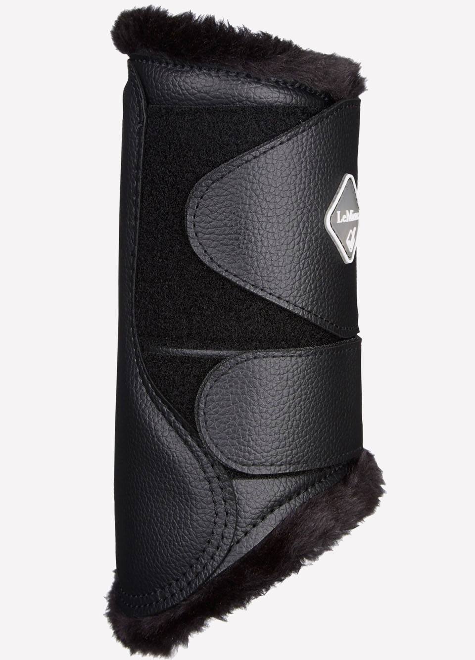 LeMieux Fleece Lined Brushing Boots - Black