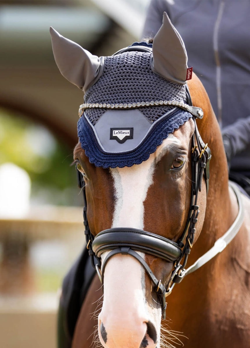 LeMieux Loire Fly Hood - Twilight Grey