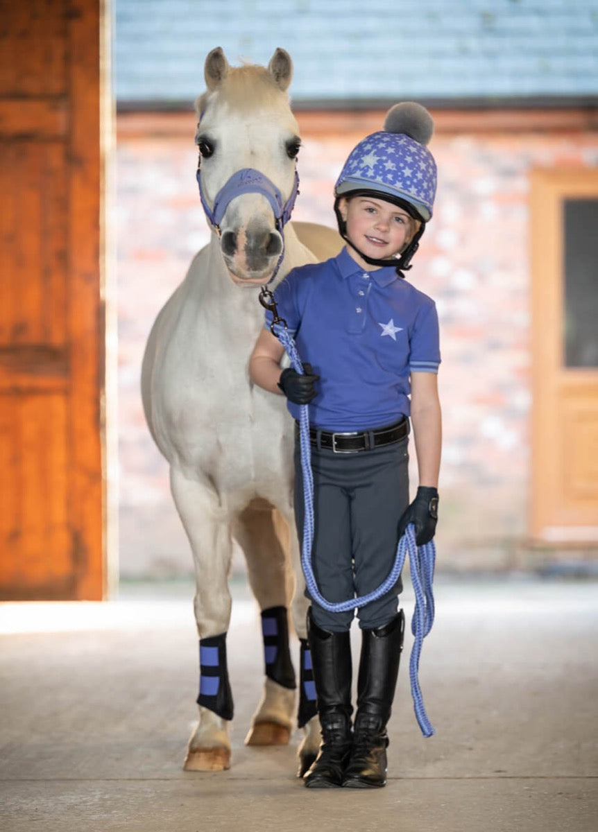 LeMieux Mini Polo Shirt - Bluebell