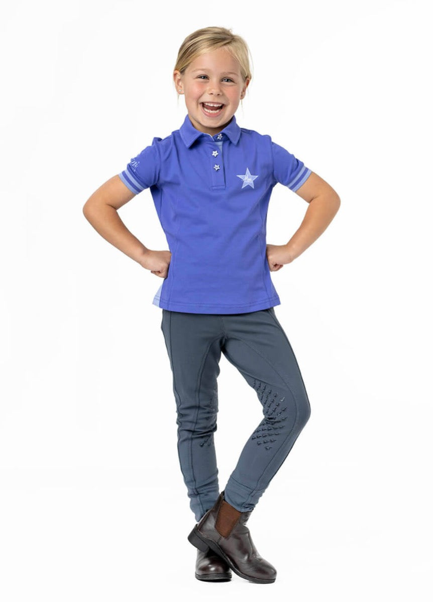 LeMieux Mini Polo Shirt - Bluebell