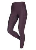 LeMieux Activewear Summer Pull On Breeches - Aubergine