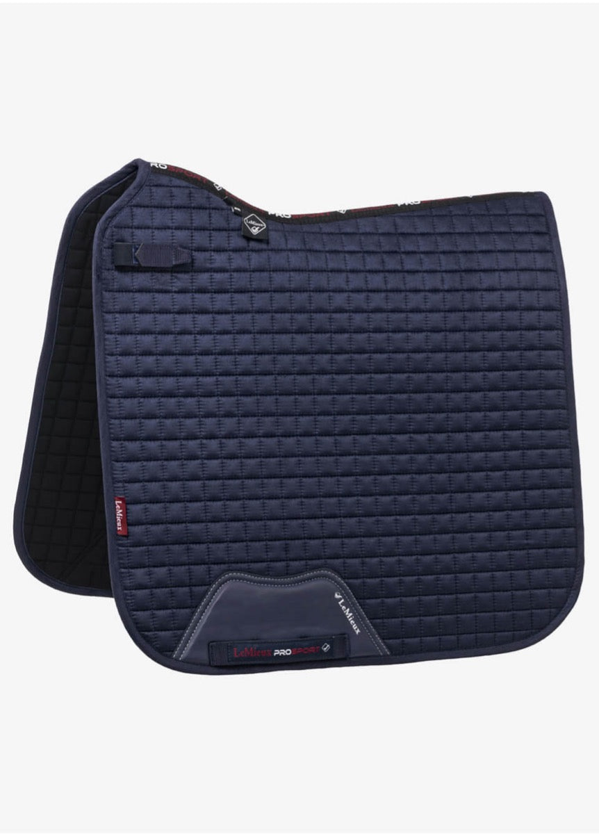 LeMieux Suede Dressage Square - Navy