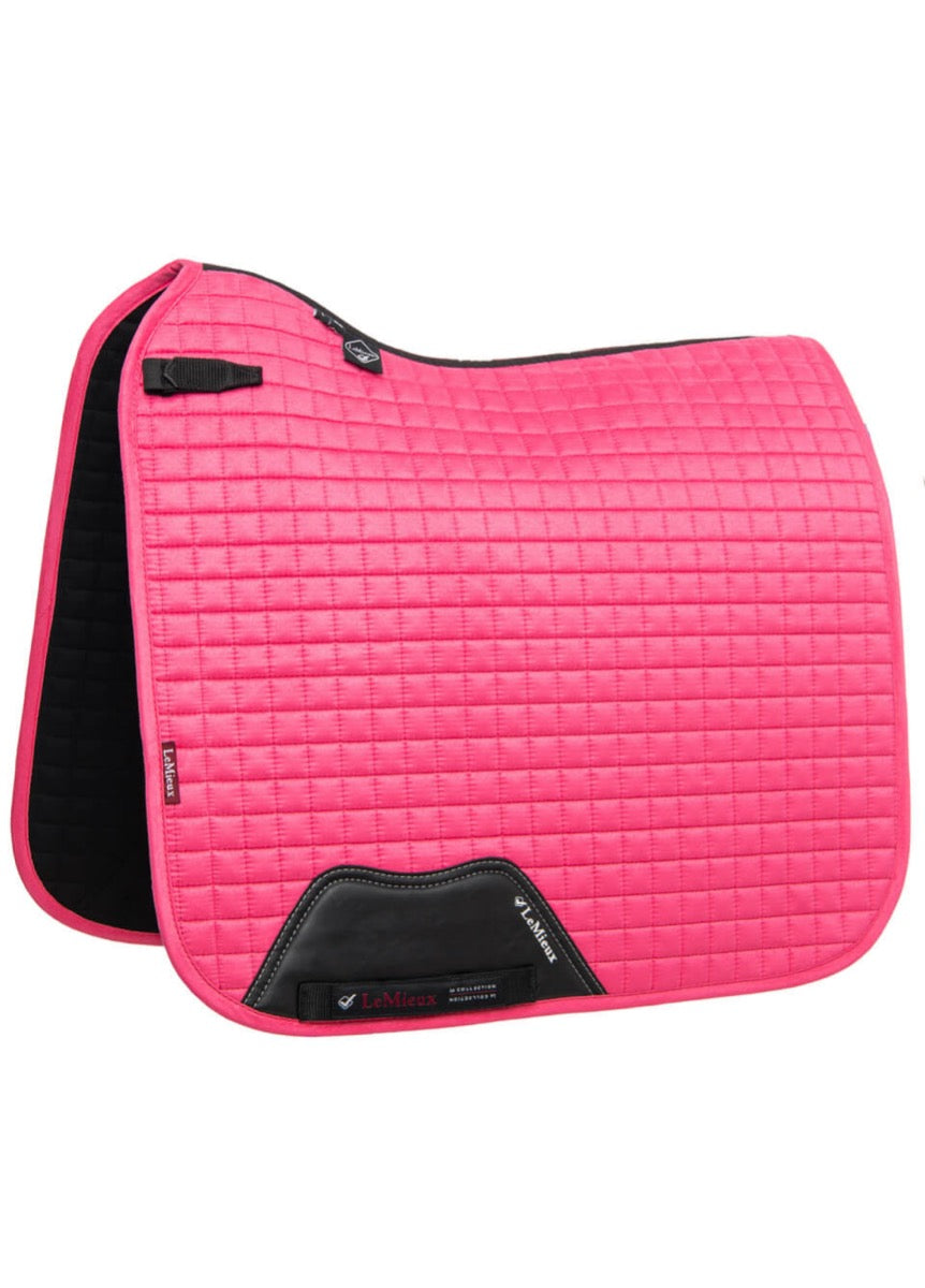 LeMieux Suede Dressage Square - Watermelon