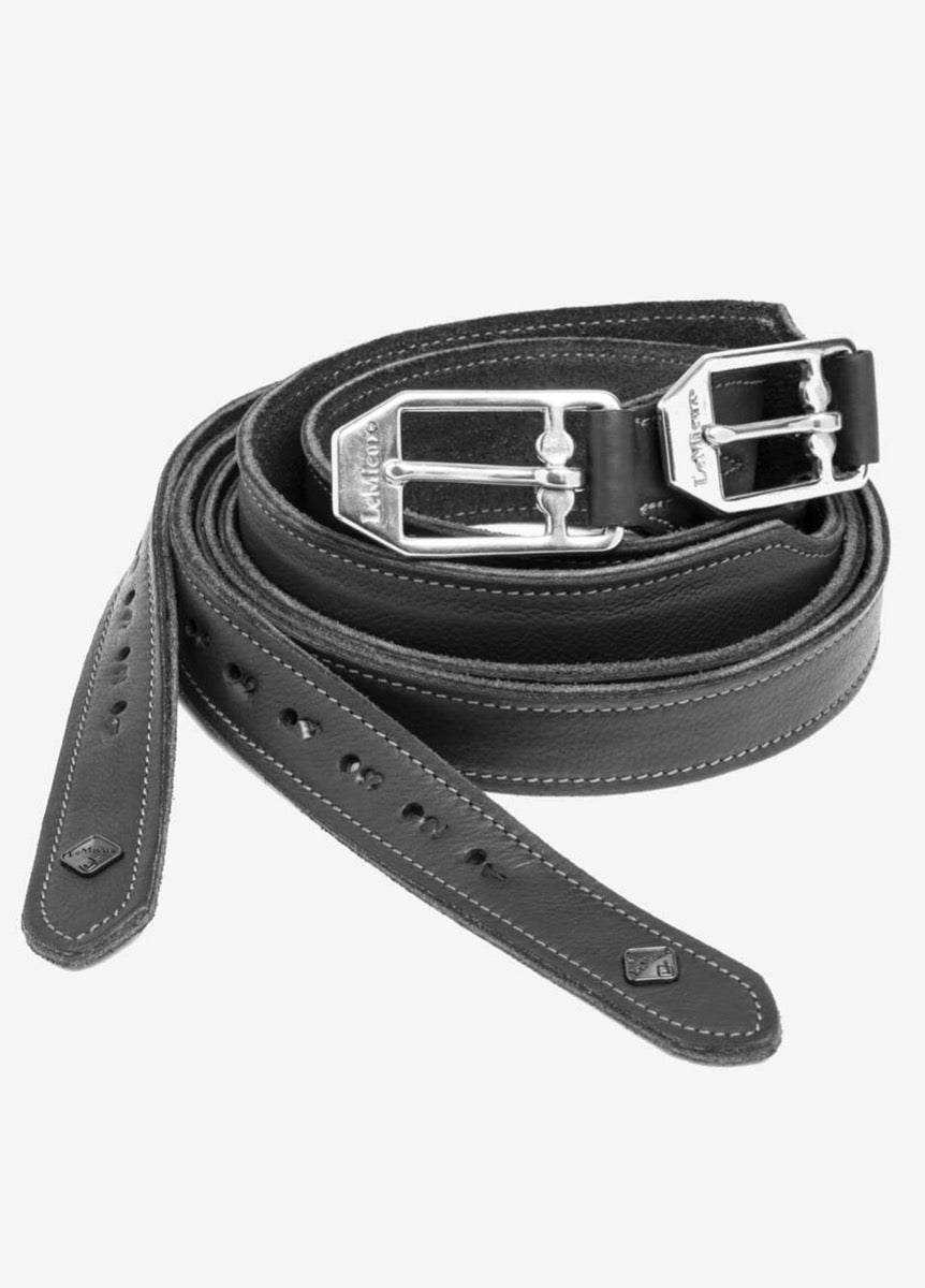 LeMieux Vector Pro Stirrup Leathers - Black