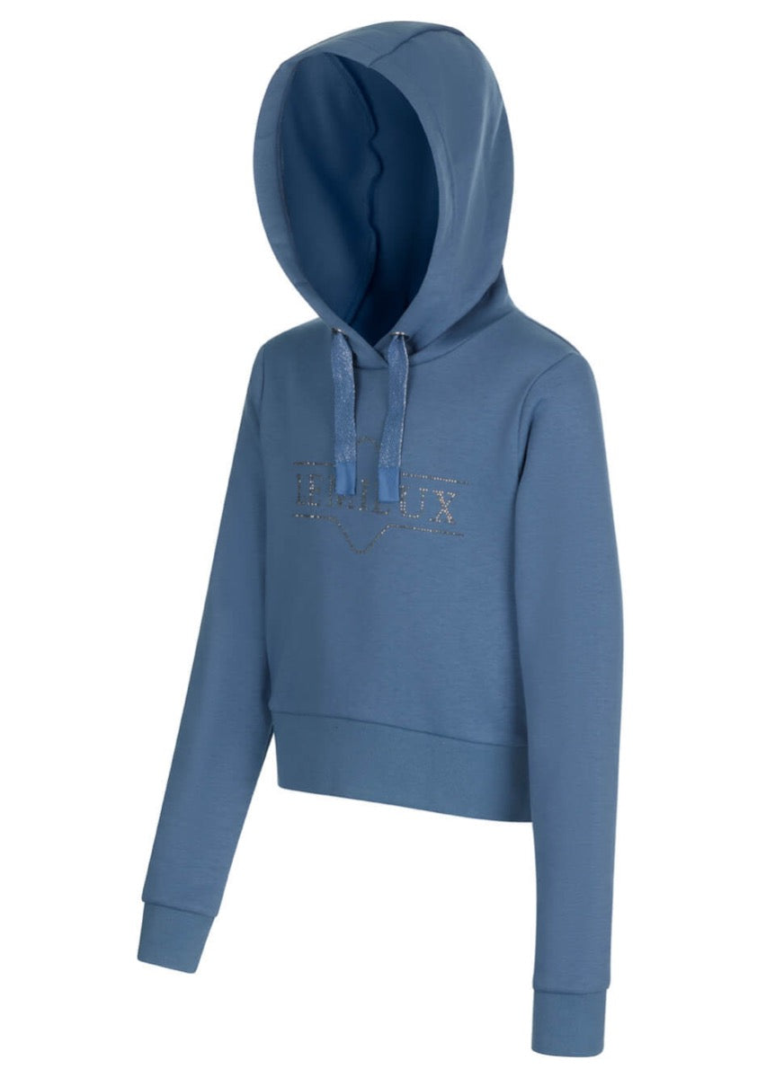 LeMieux Young Rider Cropped Hoodie - Ice Blue