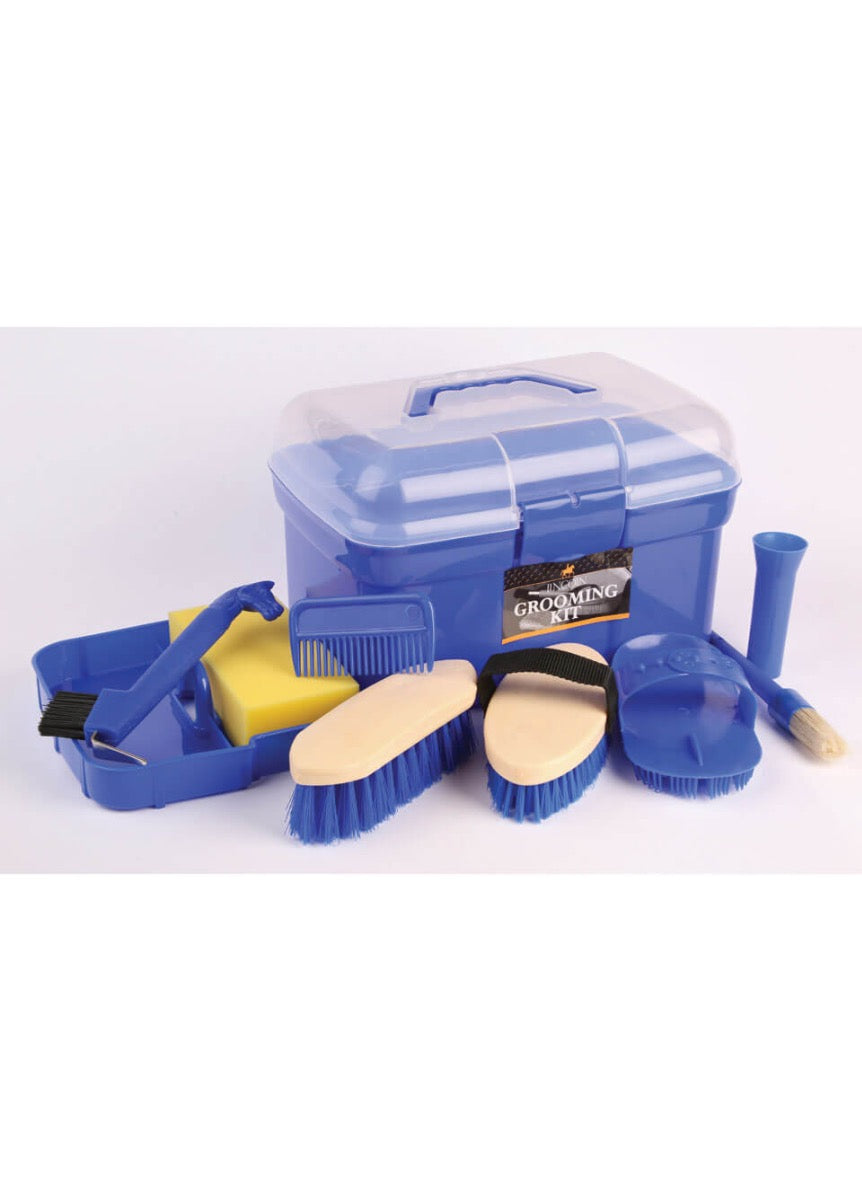 Lincoln Grooming Kit - Blue