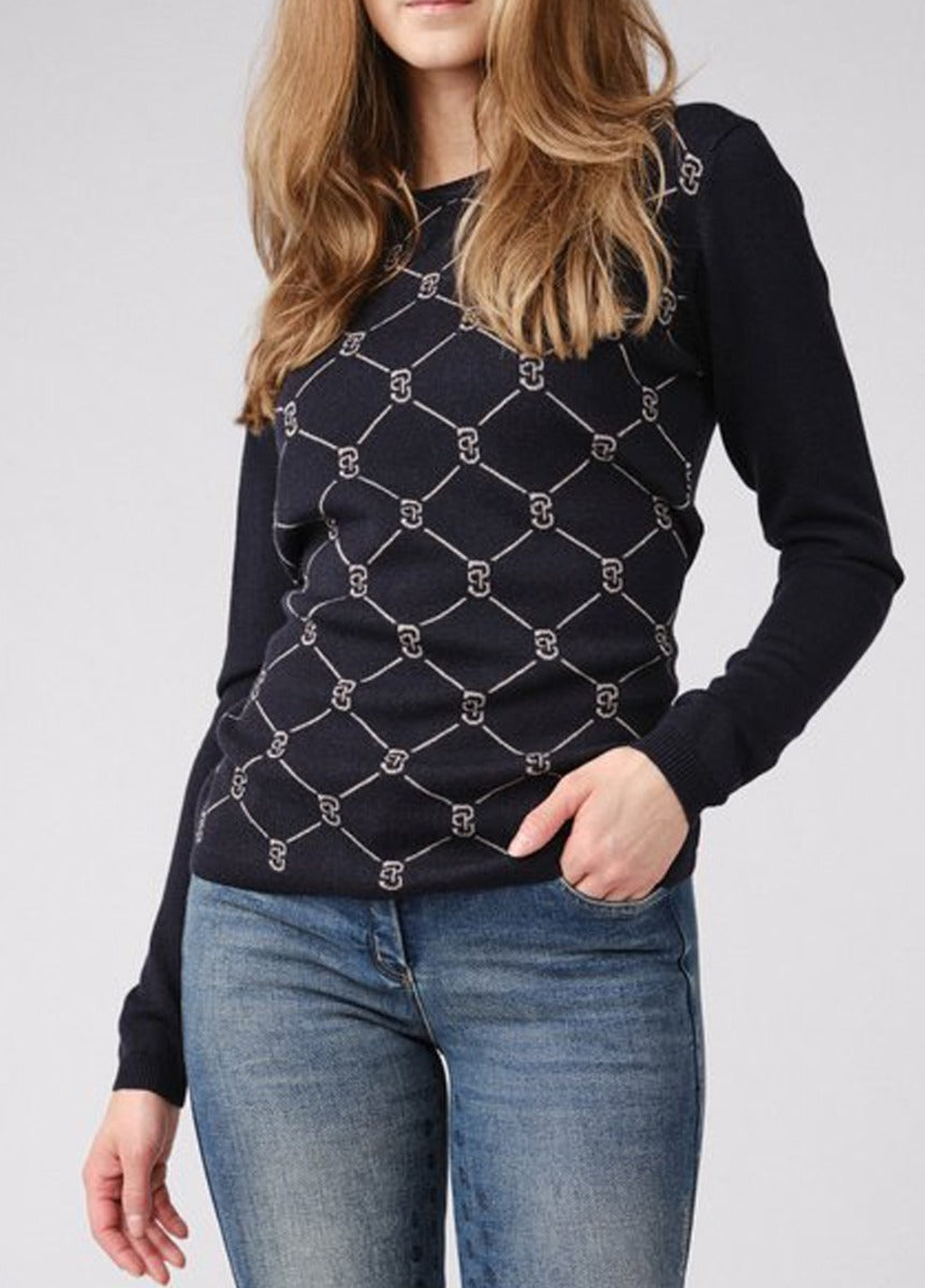 PS of Sweden Linnea Knit Sweater - Navy
