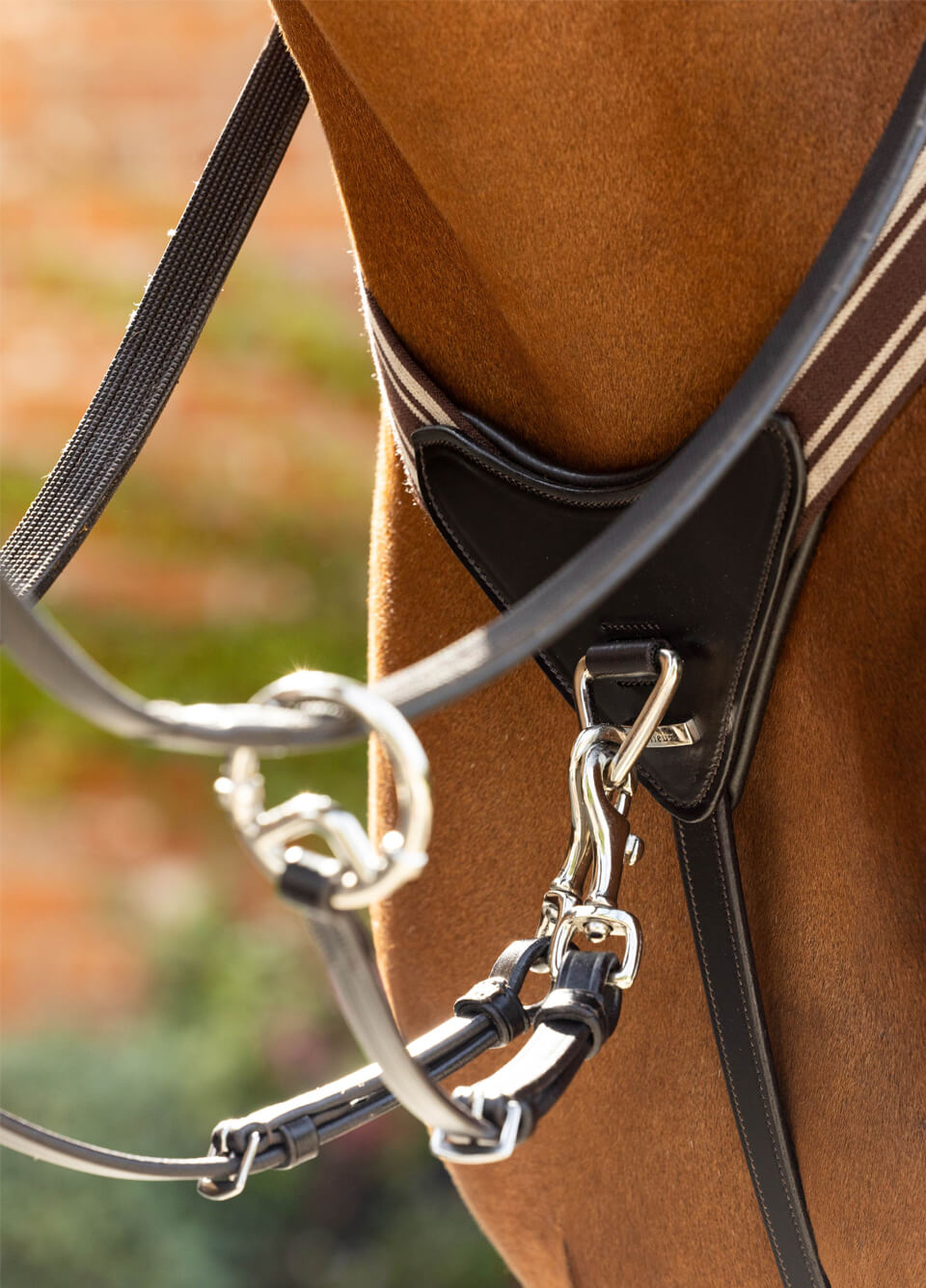LeMieux Arika Elasticated Breastplate - Brown
