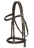 LeMieux Arika Cavesson Bridle - Brown/Silver