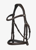 LeMieux Arika Cavesson Bridle - Brown/Silver