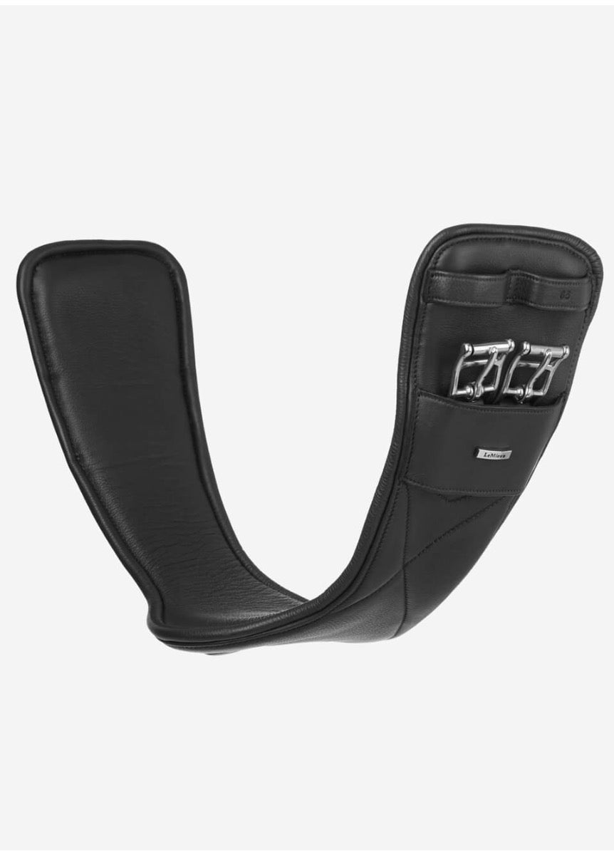 LeMieux Arika Contoured Dressage Girth - Brown