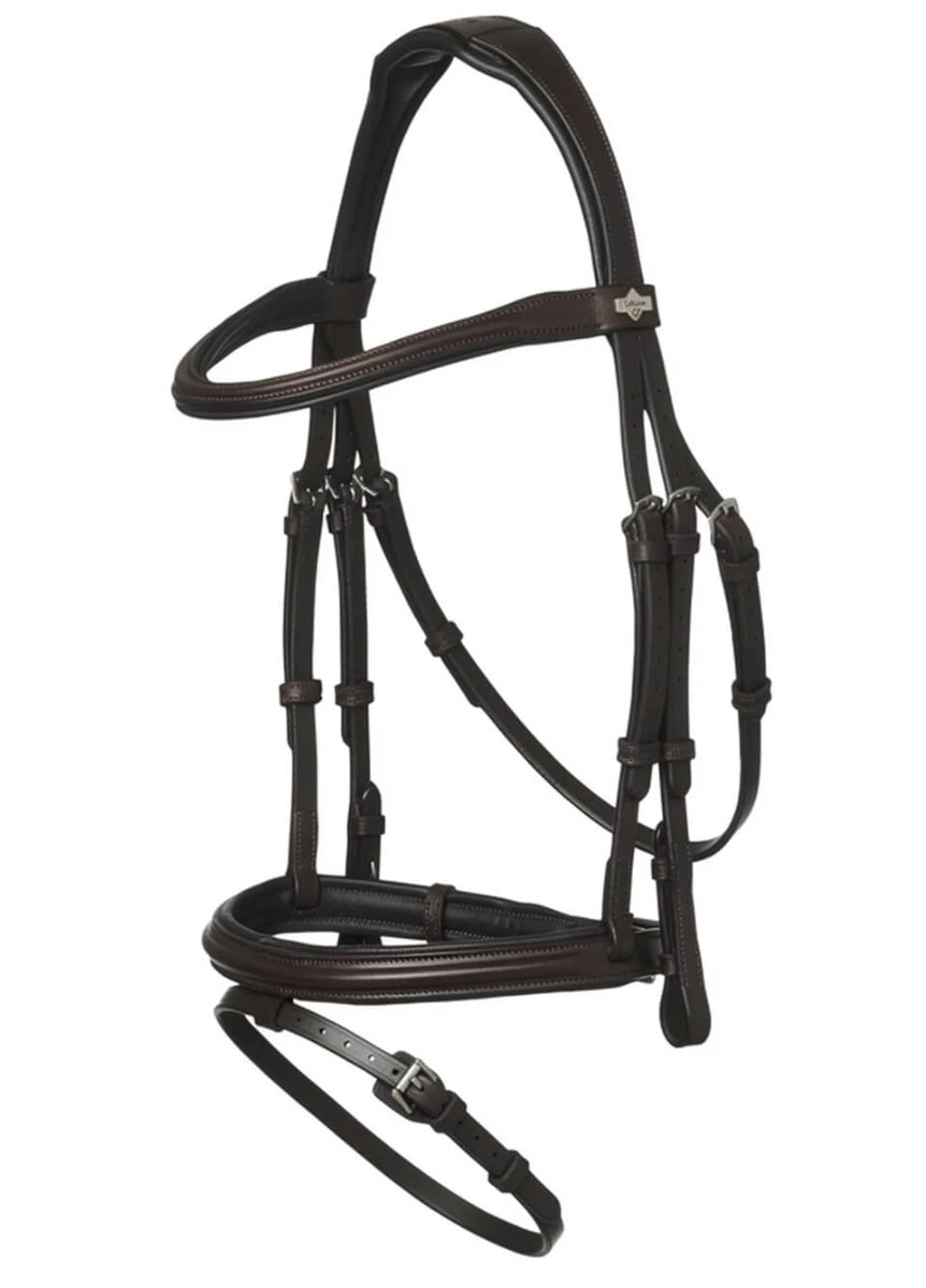 LeMieux Arika Flash Bridle - Brown/Silver