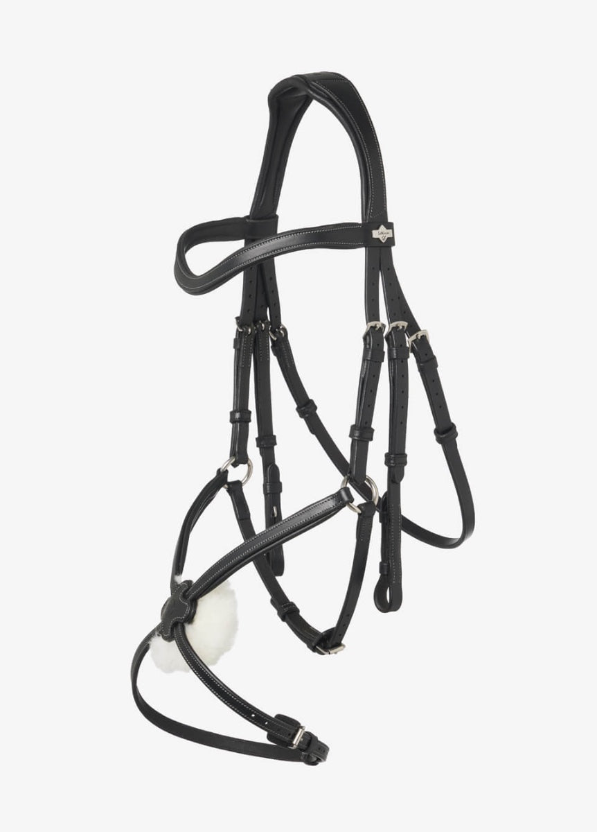 LeMieux Arika Grackle Bridle - Black/Silver