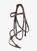 LeMieux Arika Grackle Bridle - Havana/Silver