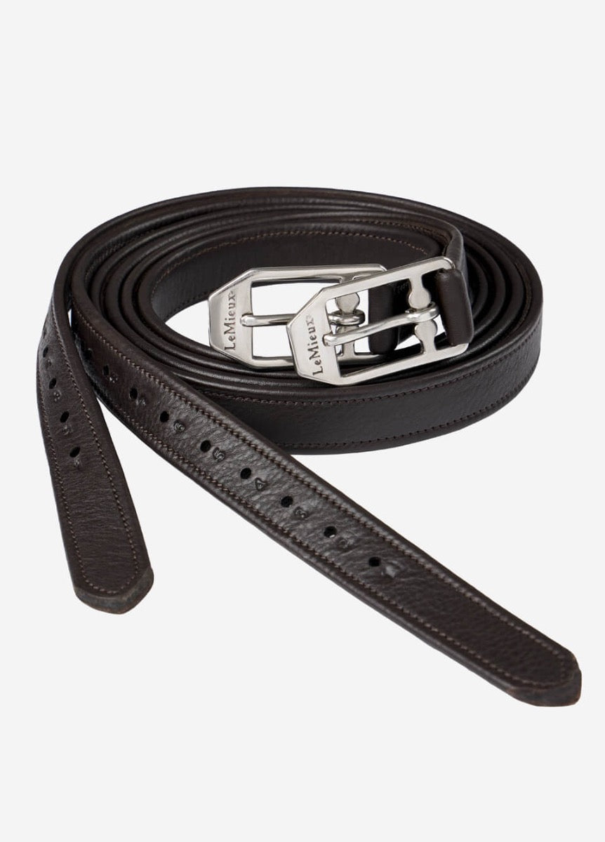 LeMieux Arika Stirrup Leathers - Brown