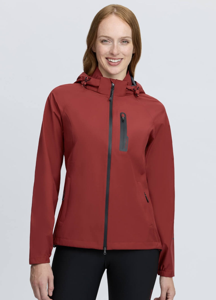 LeMieux Athena Waterproof Lightweight Jacket - Russet