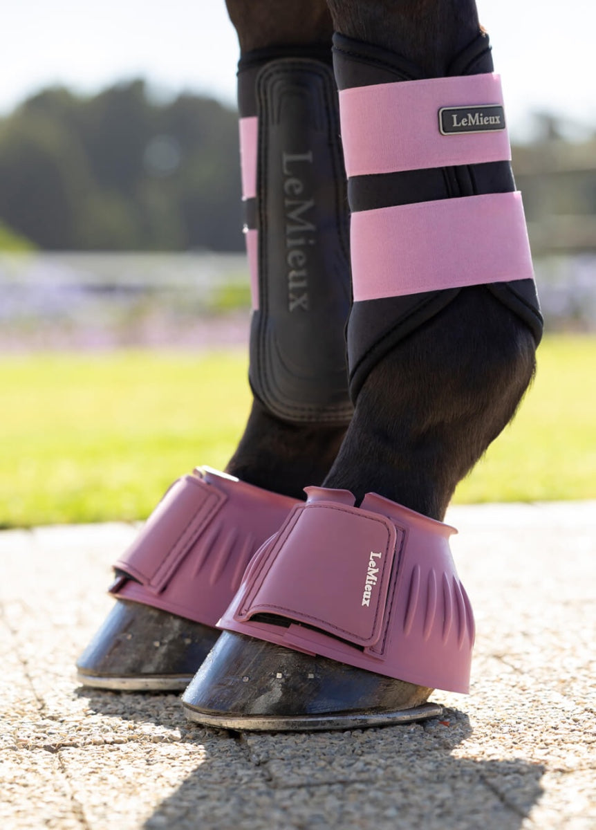 LeMieux Rubber Bell Boots - Mallow